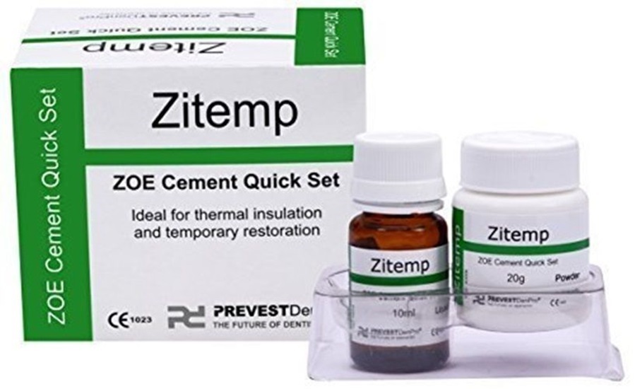 Prevest Denpro Zitemp 20 gm Powder + 10 ml Liquid Zoe Cement Quick Set