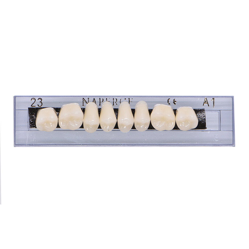 1-10 Boxes Dental Acrylic Resin Denture 23# A1 Full Set Teeth Upper Lower Shade