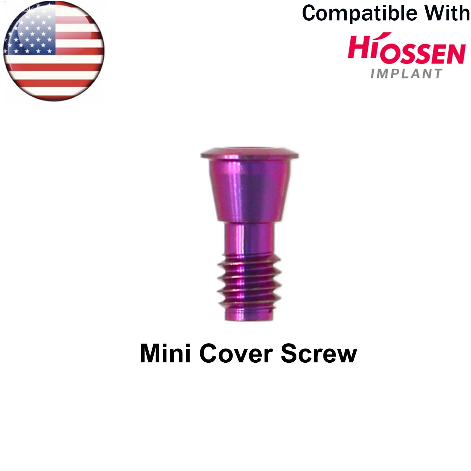 US OSS Dental Mini Healing Abutment Cover Screw Fits Osstem Hiossen Platform