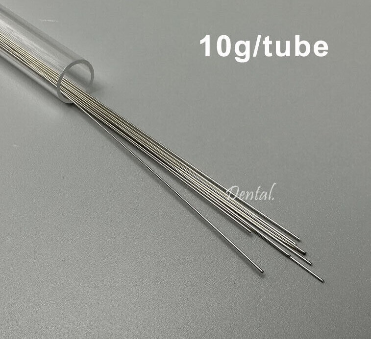 10g Silver Soldering Wire Dental Ortho Low Temperature Welding Solder 0.5/1.0mm