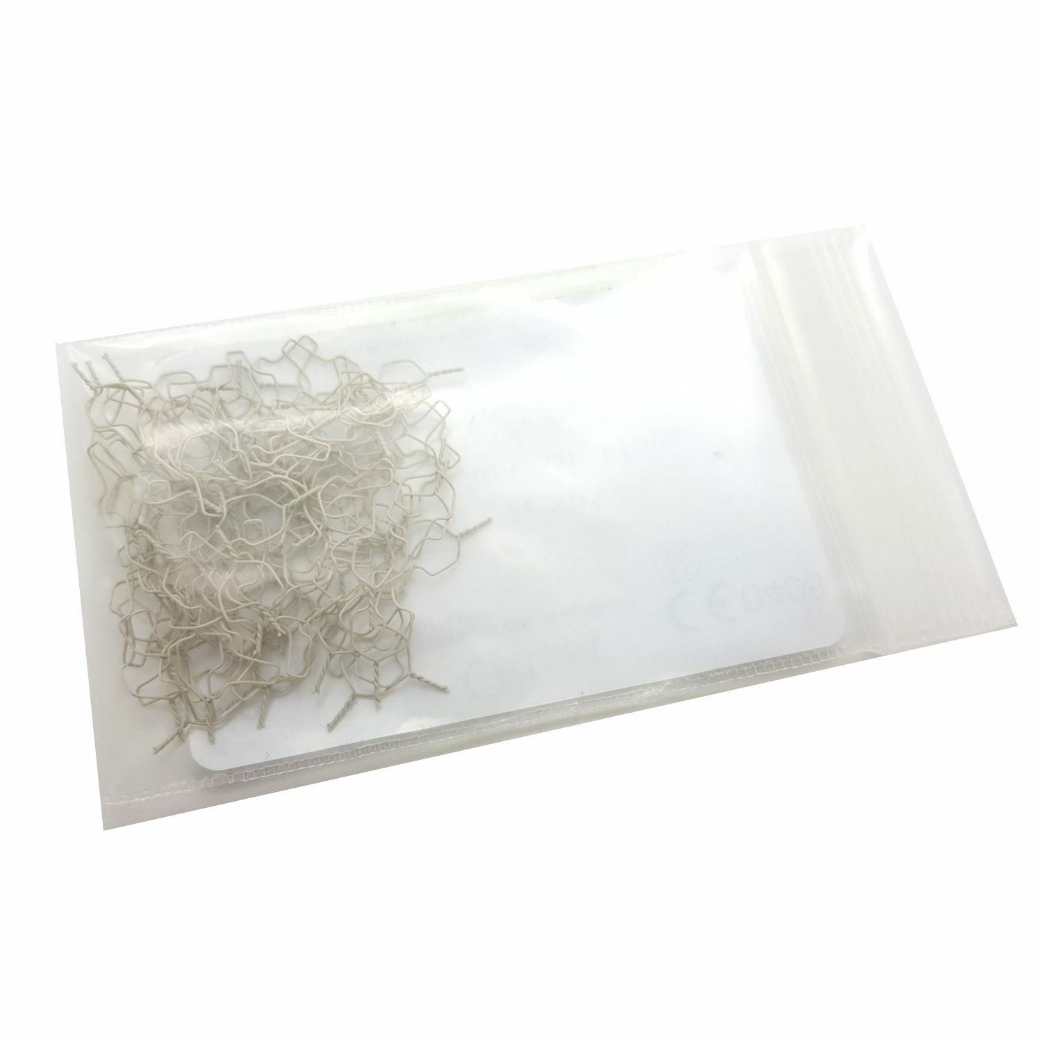 Dental S/S Preformed Aesthetic White Coated PreCut Ligature Wire Short Tie 100pc