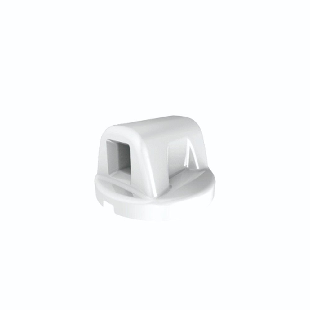 J&J Ortho™ Orthodontic White Ceramic Bondable Rotation Button Tube (10/pk)