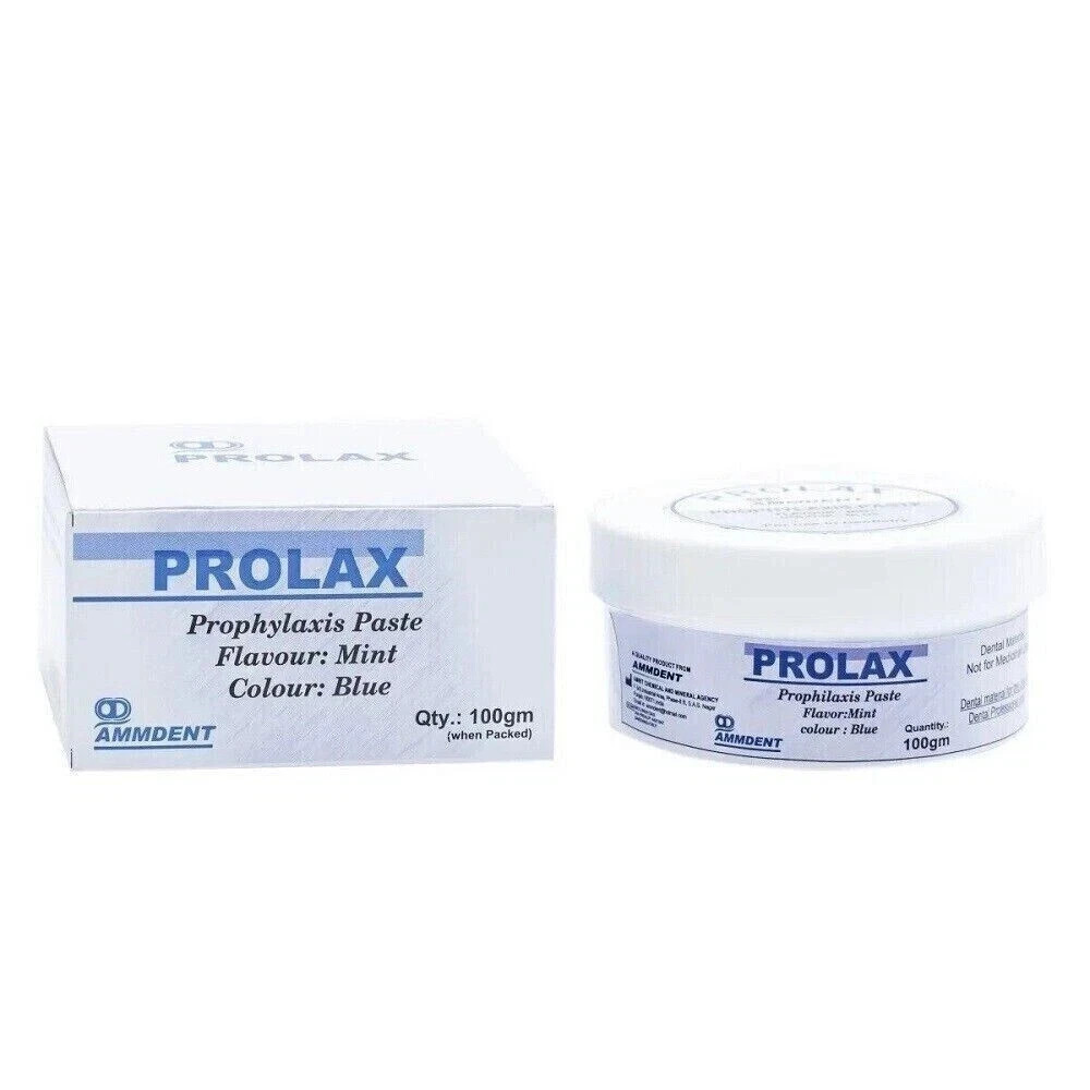 Prolax ProphylaxisPaste Fine abrasive containing Pumice fluoride 100gm FREE SHIP