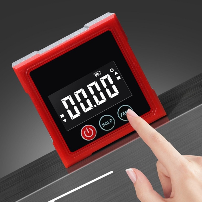 High Accuracy Digital Inclinometer Lightweight ABS Aluminum Body Auto Off