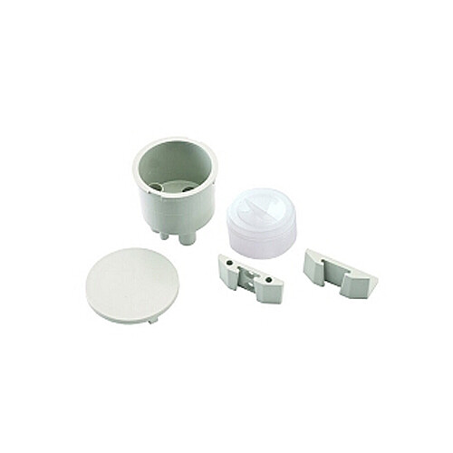 Vacuum Trap Canister Kit, Bracket Mounted Dental Solids Collector Gray DCI 5860