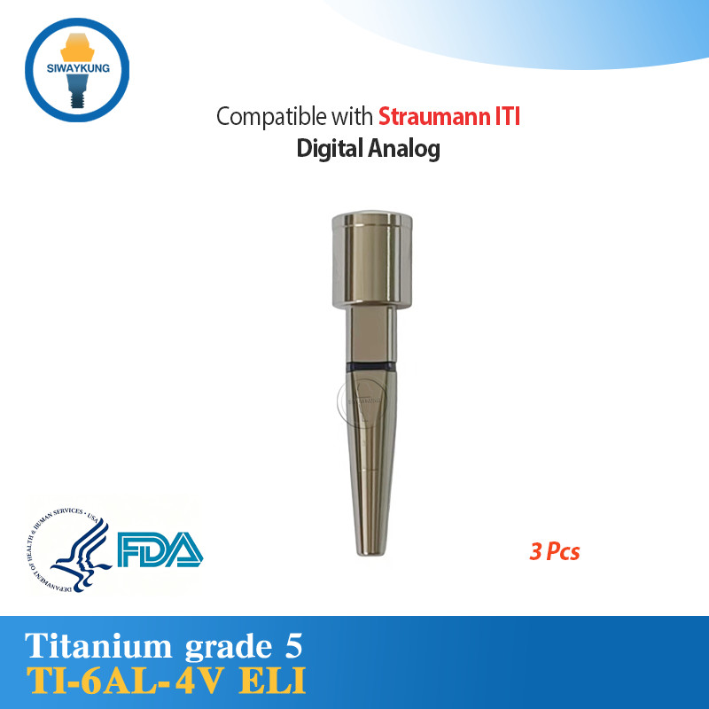 3 pcs Dental digital lab analog for Straumann ITI RC Bone level