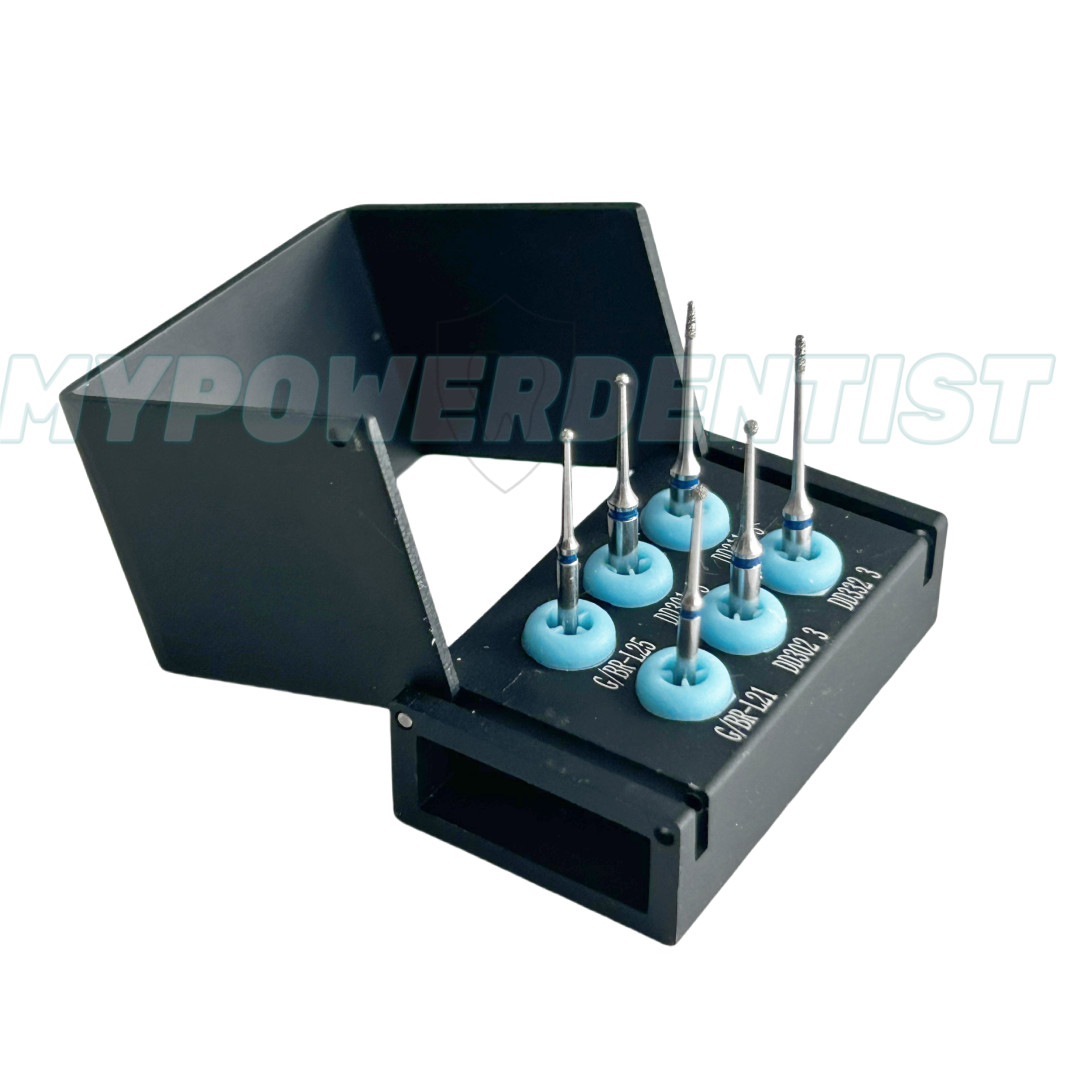 FG77006 Dental Pulpotomy Access Open Pulp Cavity Burs Less Invasive 6Pcs/Kit