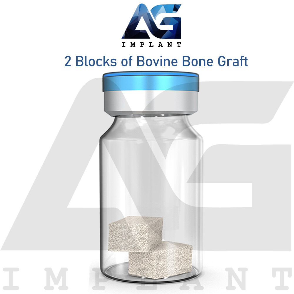 Collagen Barrier Membrane & Natural Blocks Graft Sterile Dental Regeneration