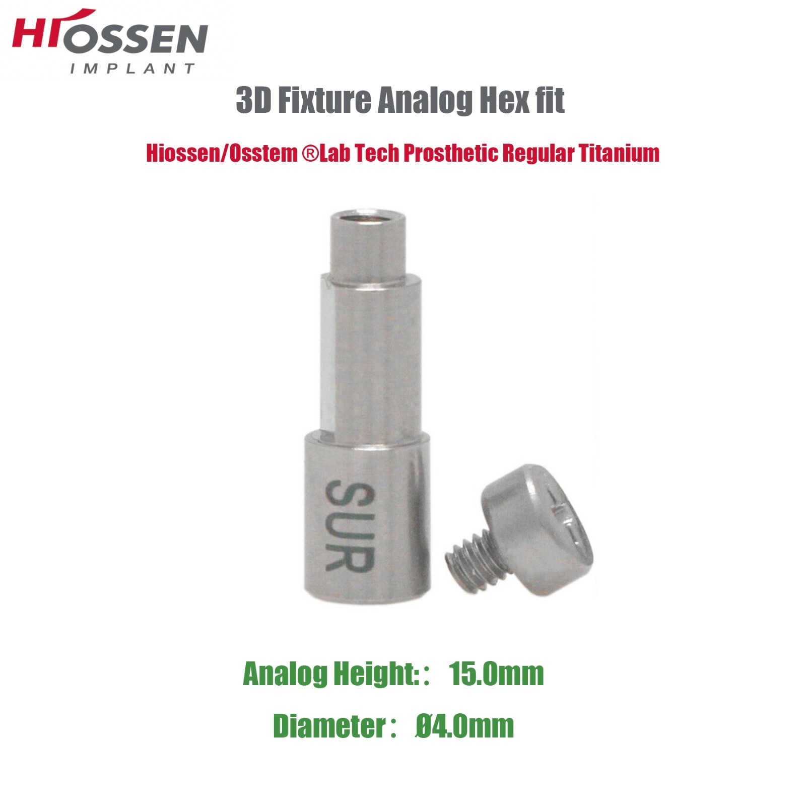ET Transfer Lab Analog & Osstem Hiossen ET Scan Body for Digital Impressions
