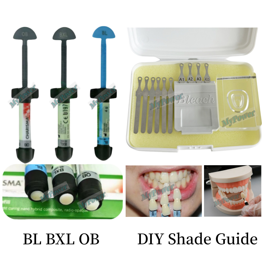 Dental KULZER CHARISMA Composite Light Cure Resin White/DIY Classic Shade Guide