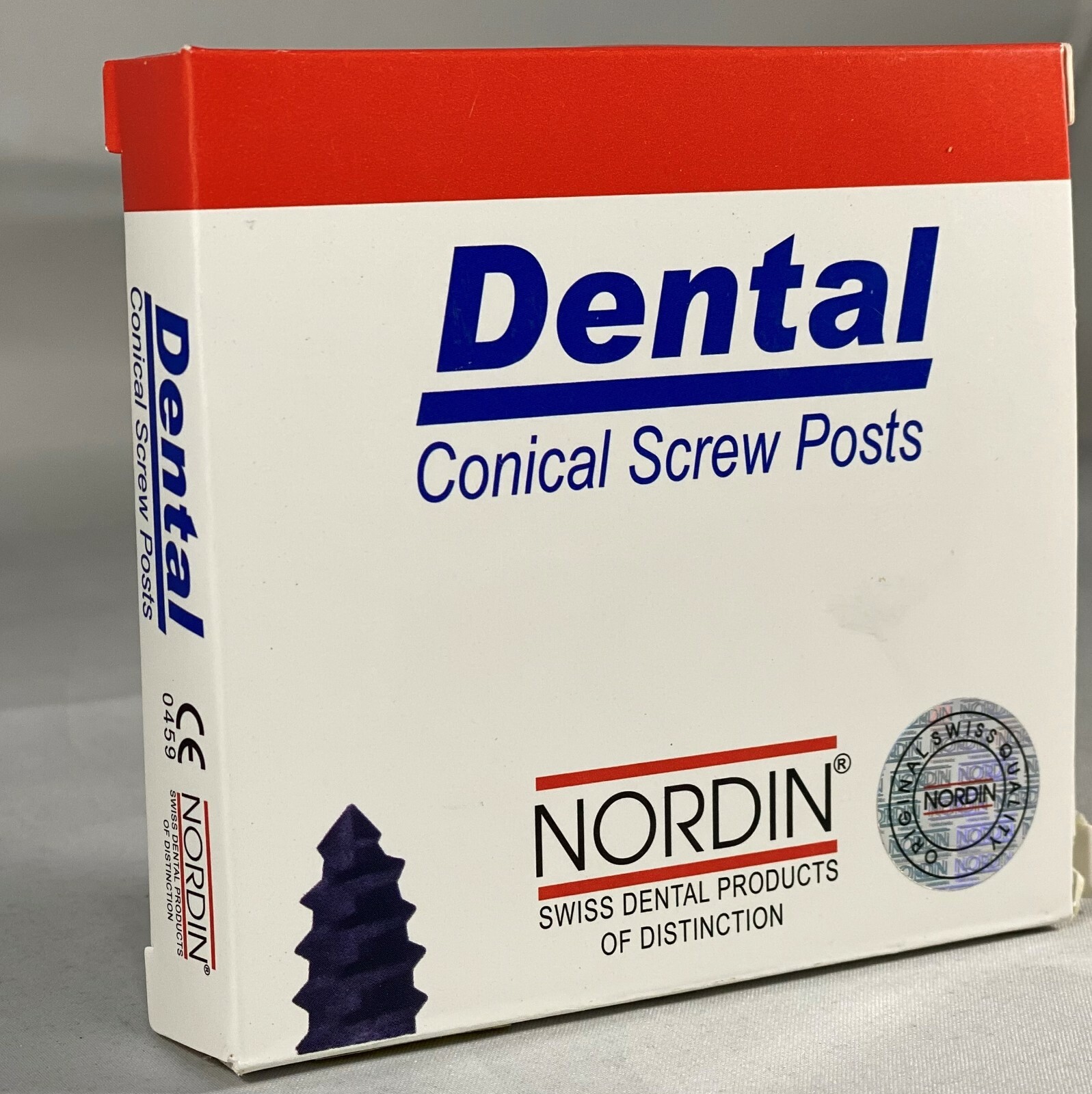 Nordin Dental Gold screw post Assortment 120 pcs+ 2 keys Kit Made in Switzerland