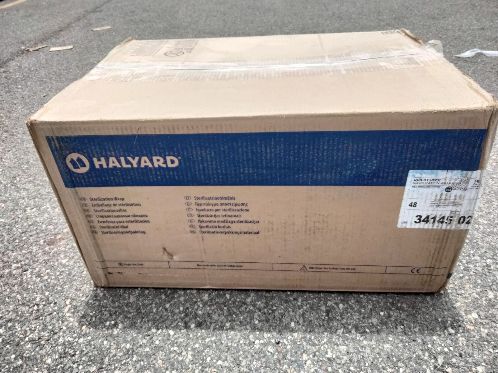 *48-Pieces* Halyard Health Quick Check H400 Sterilization 48″ x 48″ Wraps 34145