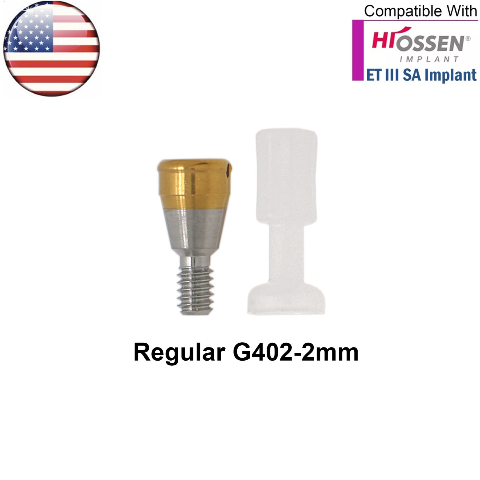 US Dental Locator Regular Abutment Attachment fits Hiossen Osstem ET Implant Sys