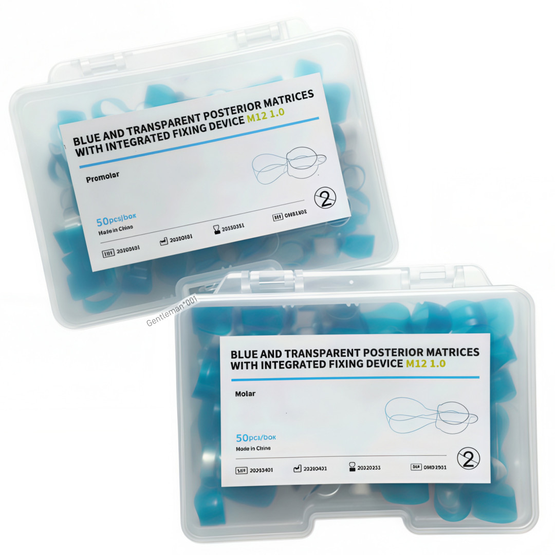 Blue Posterior Matrices Dental Matrix Bands Ring Molar Premoar Matrice Strips