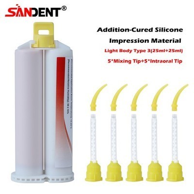 USA Dental Impression Material silicone Putty Set Light Body addition-cured soft