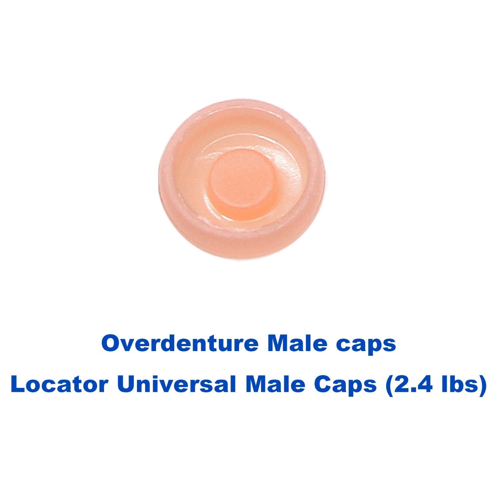 Dental Overdenture Abutment Retention Cap Locator male processing Inserts Set