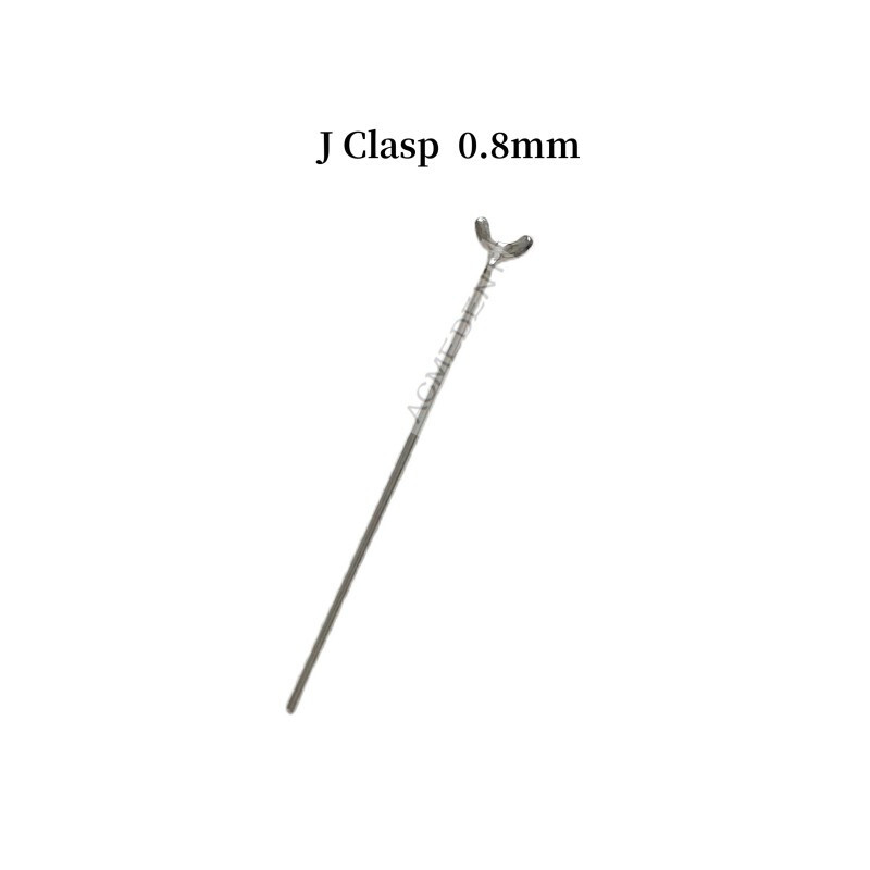 50-Pcs Dental Ball Retainer J Clasp 0.8 Ortho Oblique Clasps Y-Type Scheu Style