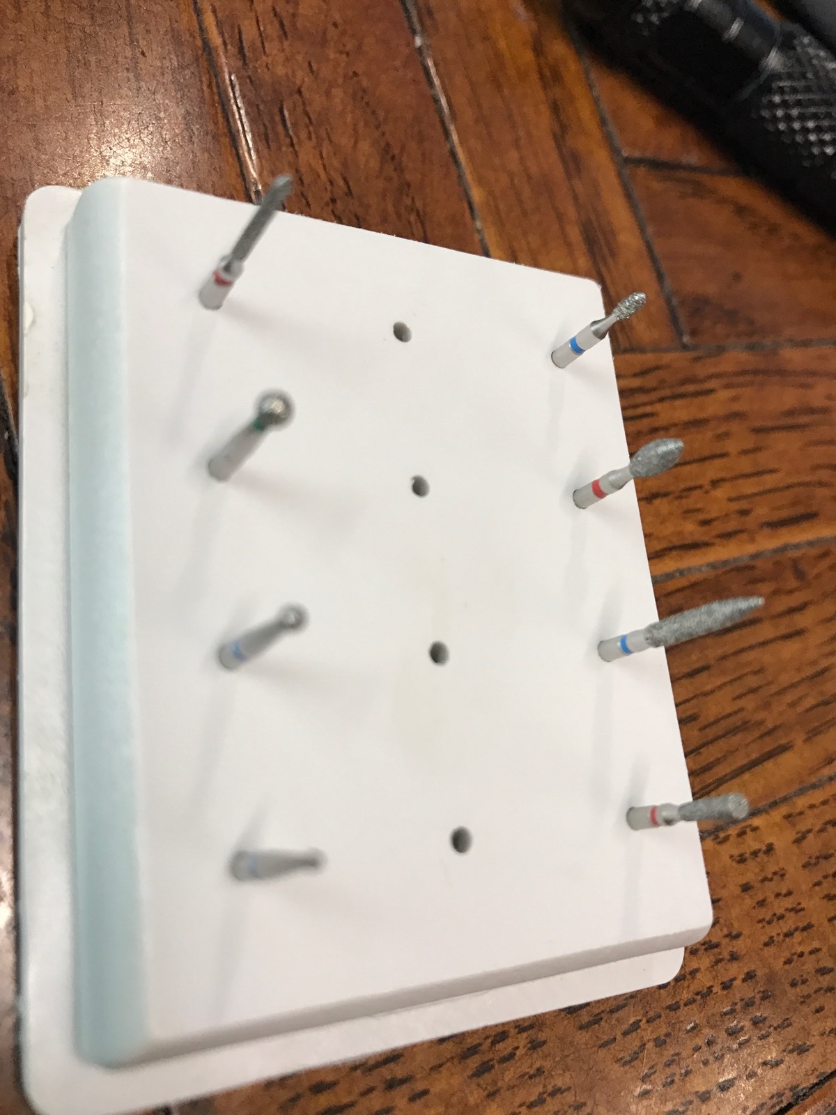 Zirconia Finishing Diamond Burr kit#18mdt 8 burs for High Speed Handpiece