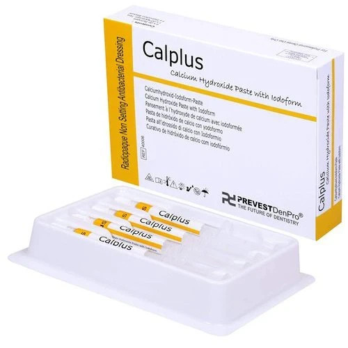 Prevest DenPro Calcium Hydroxide Paste + Iodofrm Calplus Economy Pack 4x2gm.