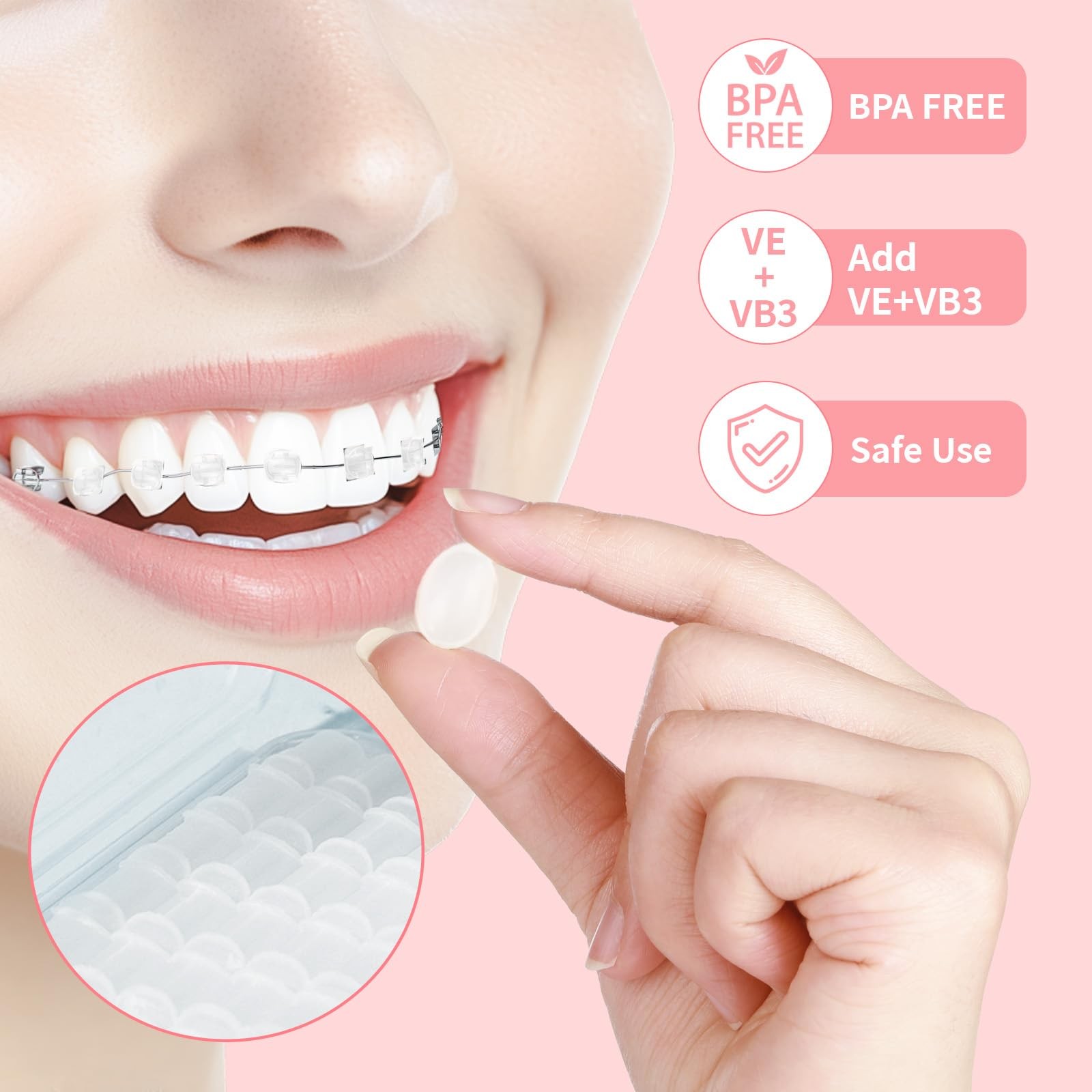 YYING 1+3 Pack Orthodontic Wax for Braces Aligners 120 Hardcover Package