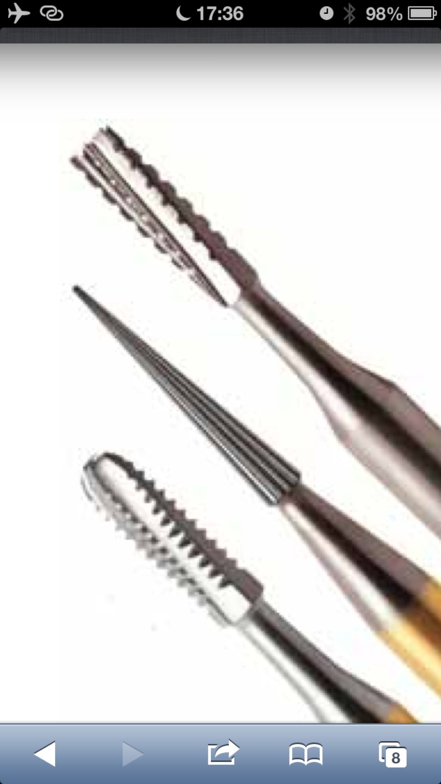 Fg 1931 (G/331) 100 High Quality Metal Cutting Carbide Burs Made In Canada