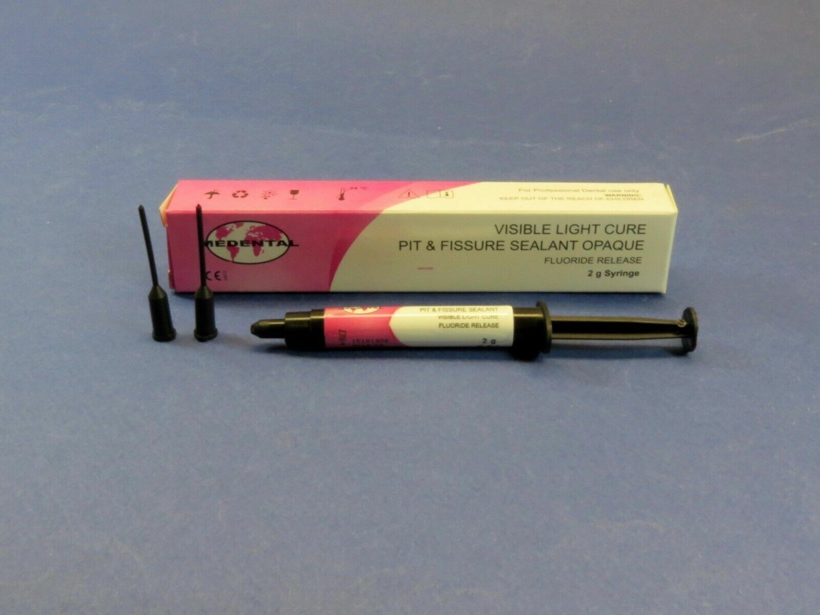 Dental Sealant Pit And Fissure Sealant Light Cure Syringe OPAQUE MEDENTAL