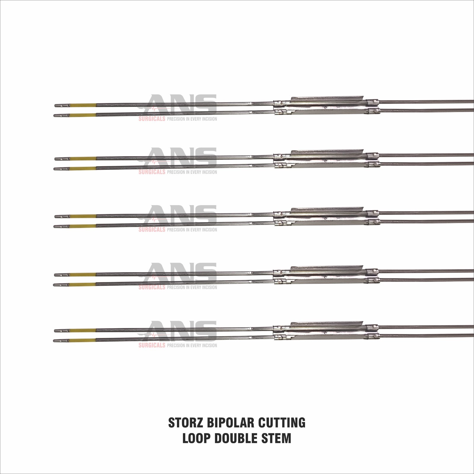 ANS Bipolar Cutting Loop Double Stem Pack of 5