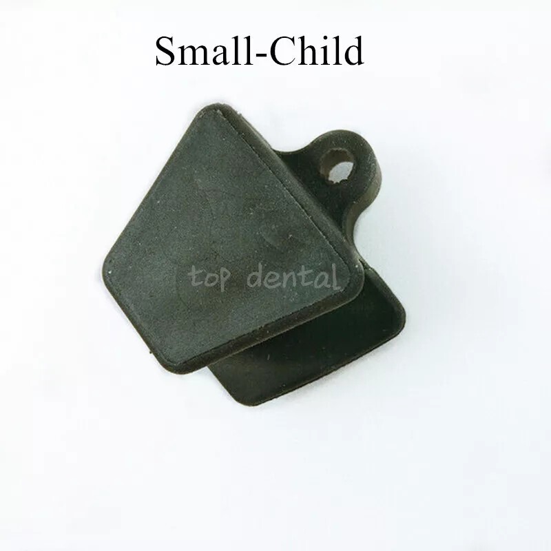 S/M/L Dental Silicone Black Mouth Prop Bite Block Child Adult Latex Free Strong