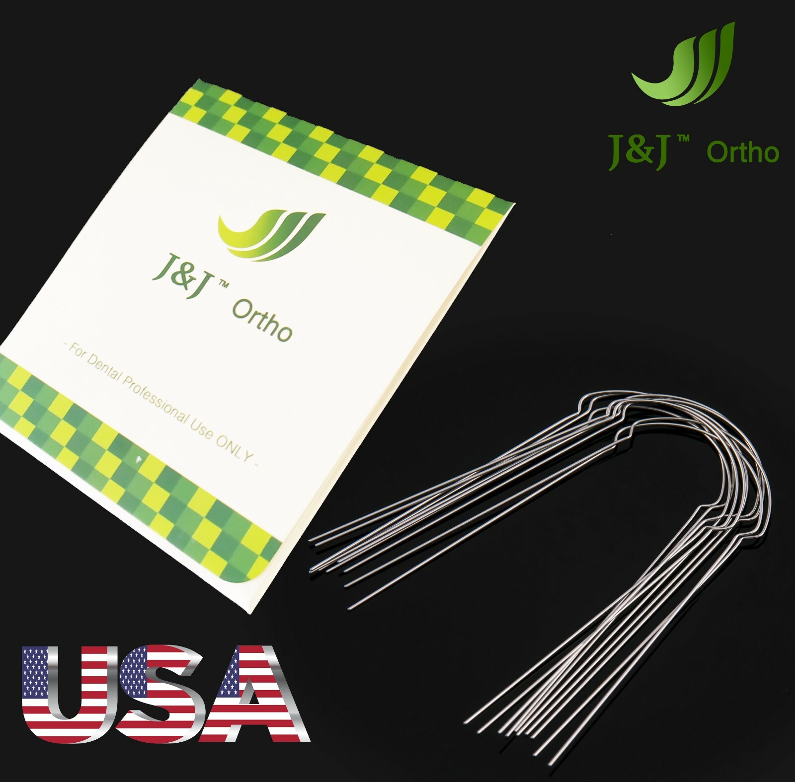 J&J Ortho™ Orthodontic NiTi Preformed Lingual Arch Wire Round (10 pcs)