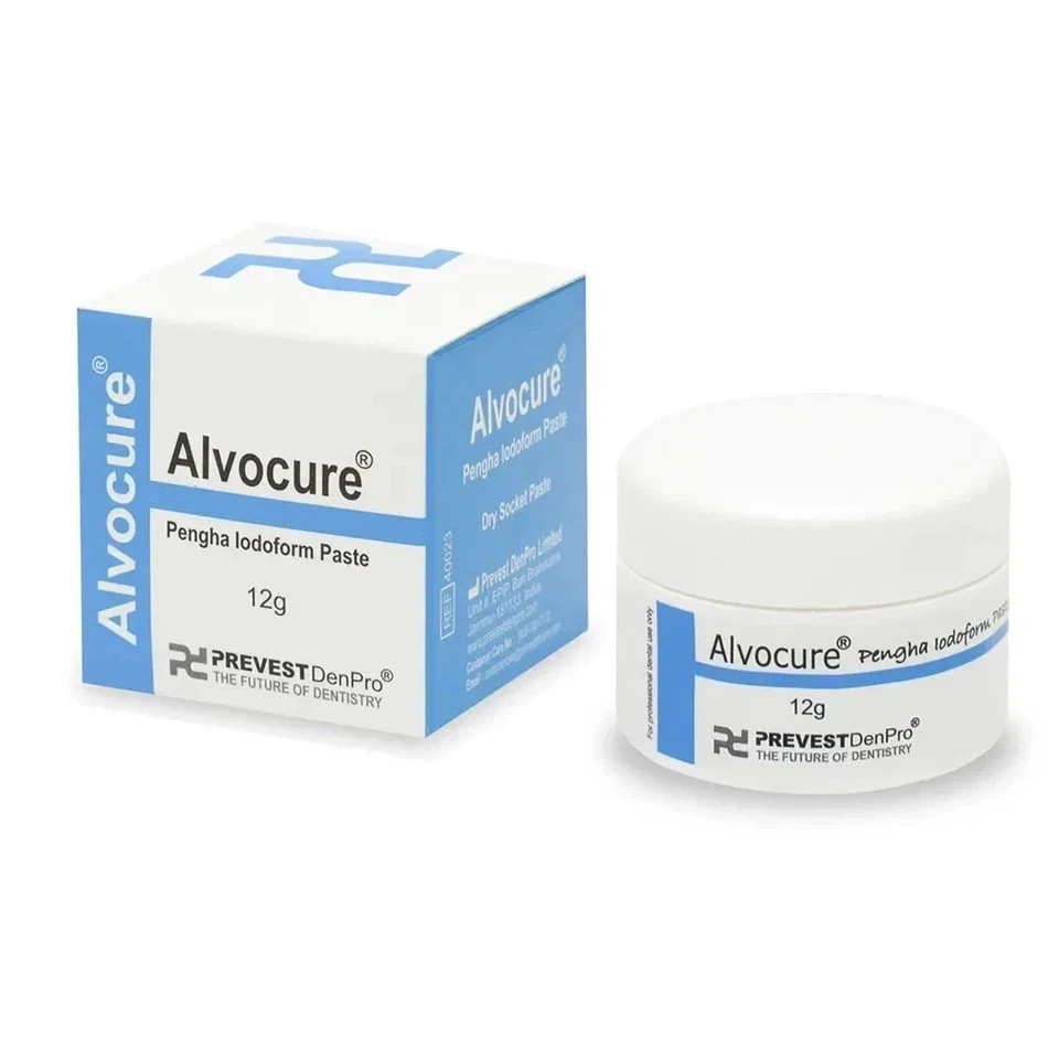 3 x Dental ALVOCURE Surgical Dressing Paste for Dry Socket Treatment 12g Jar FS,