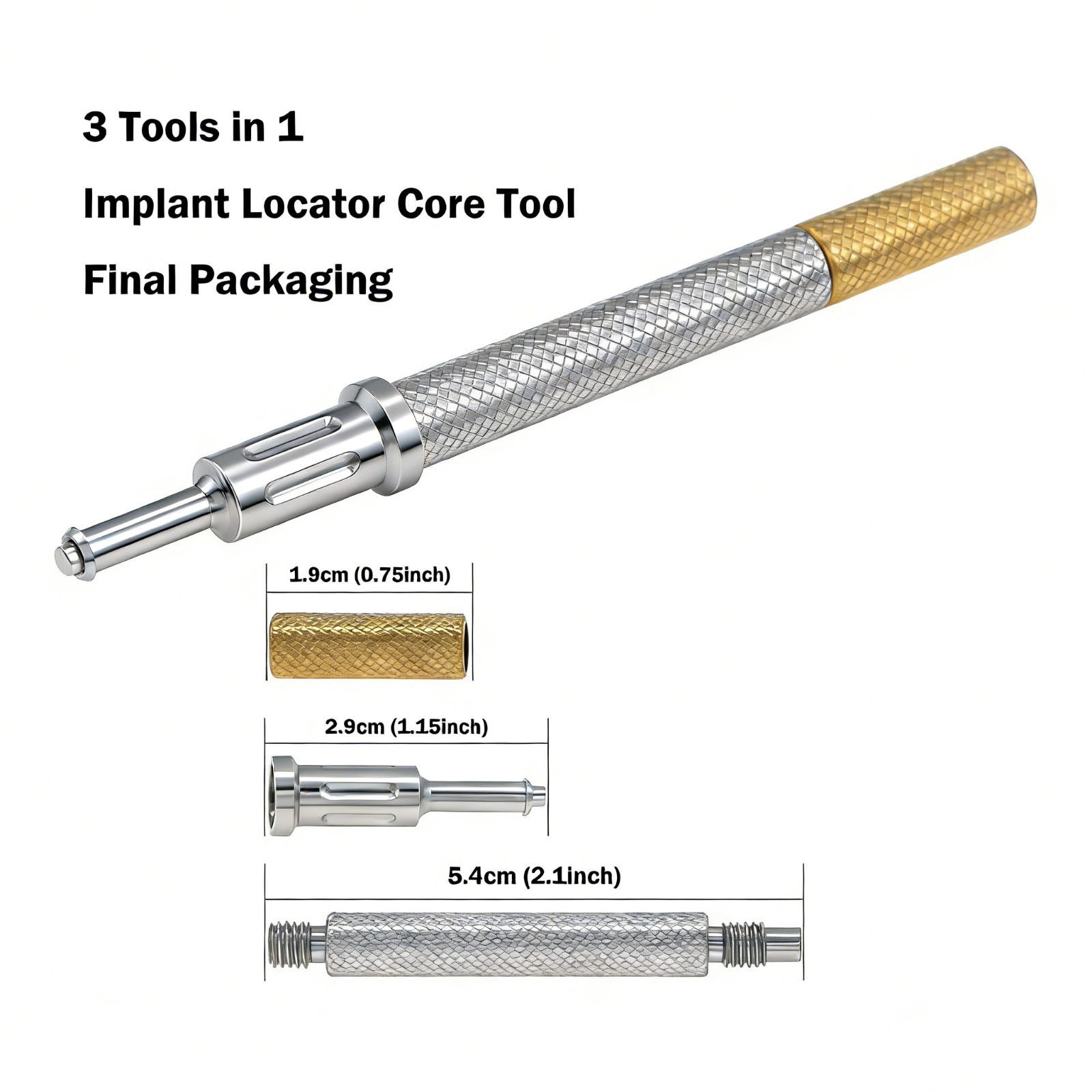 Locator Abutment Straumann ITI NC/RC Overdenture Retention Cap Locator Core Tool