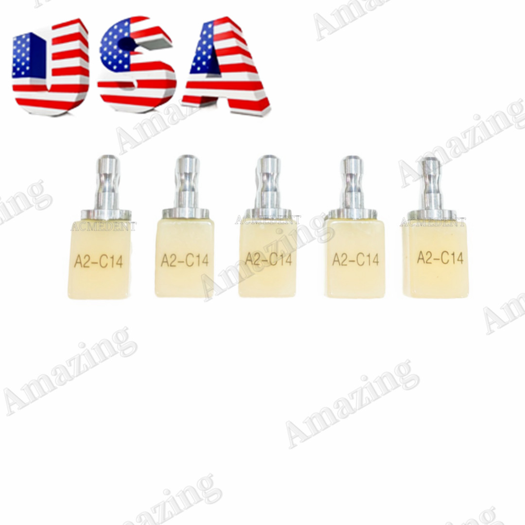 Dental Non Firing PMMA Blocks CAM CAD CEREC A2 C14 Milling Sirona Free Sinter US