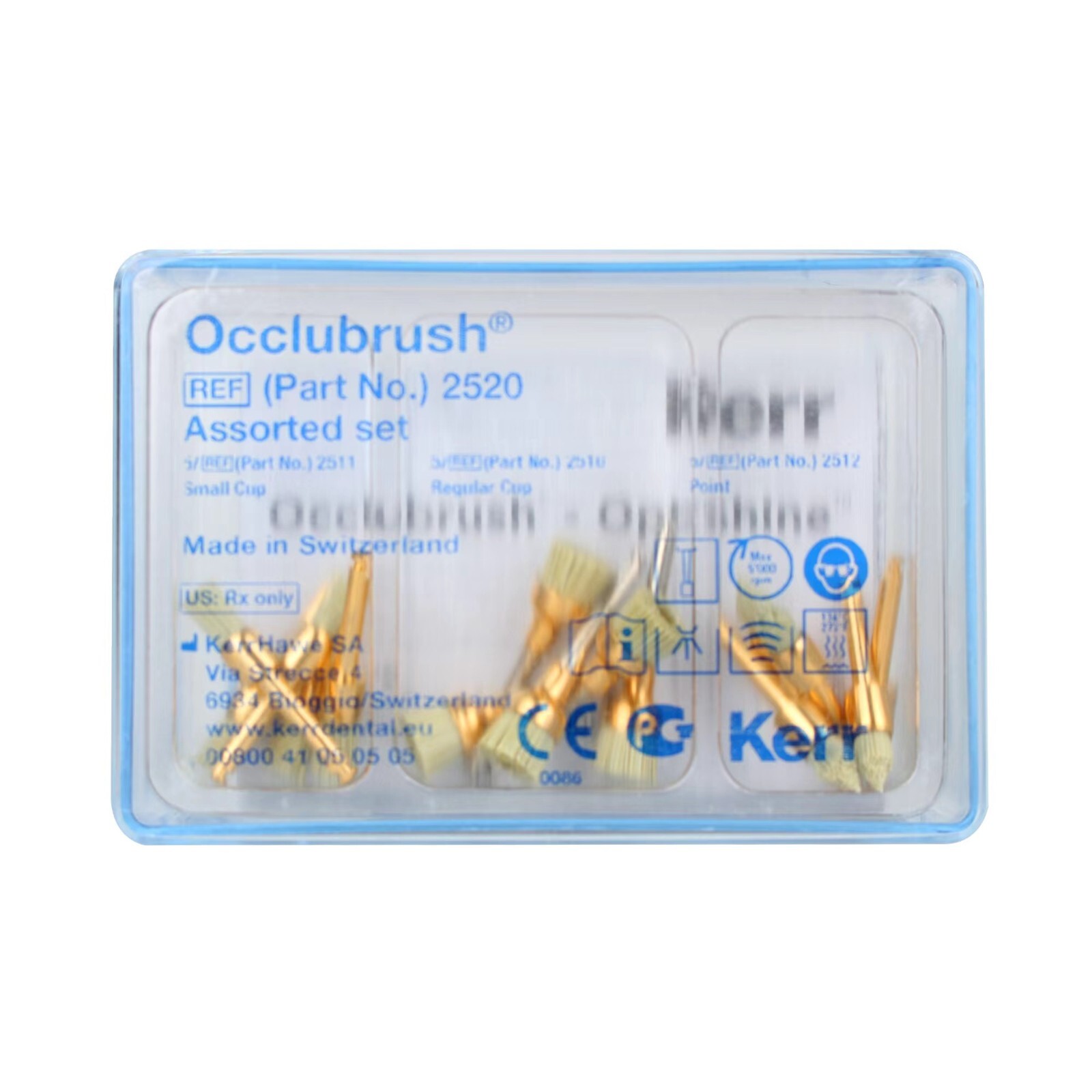 Kerr Finishing Polishing Occlubrush Brushes Regular Cup/Small Cup/Point