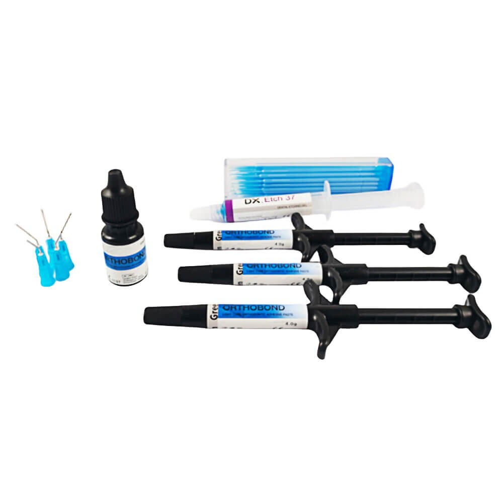 1 Box Dental Orthodontics Bonding Adhesives Clear Standard Kit Paste and Primer