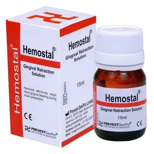 Dental HEMOSTAL Liquid 15ml Pack for Gingival Retraction Solutions free shipping