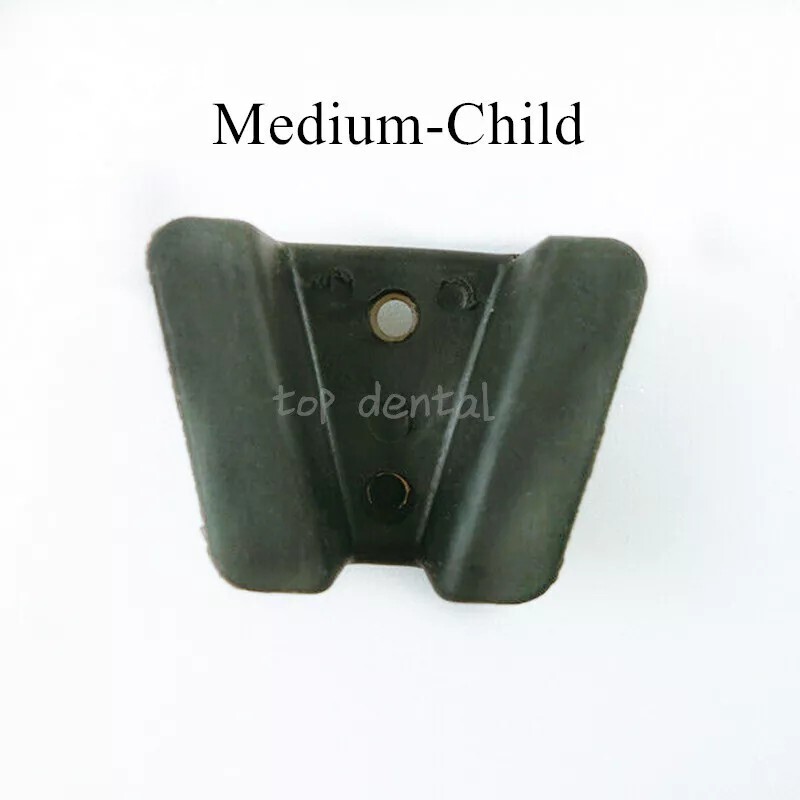 S/M/L Dental Silicone Black Mouth Prop Bite Block Child Adult Latex Free Strong