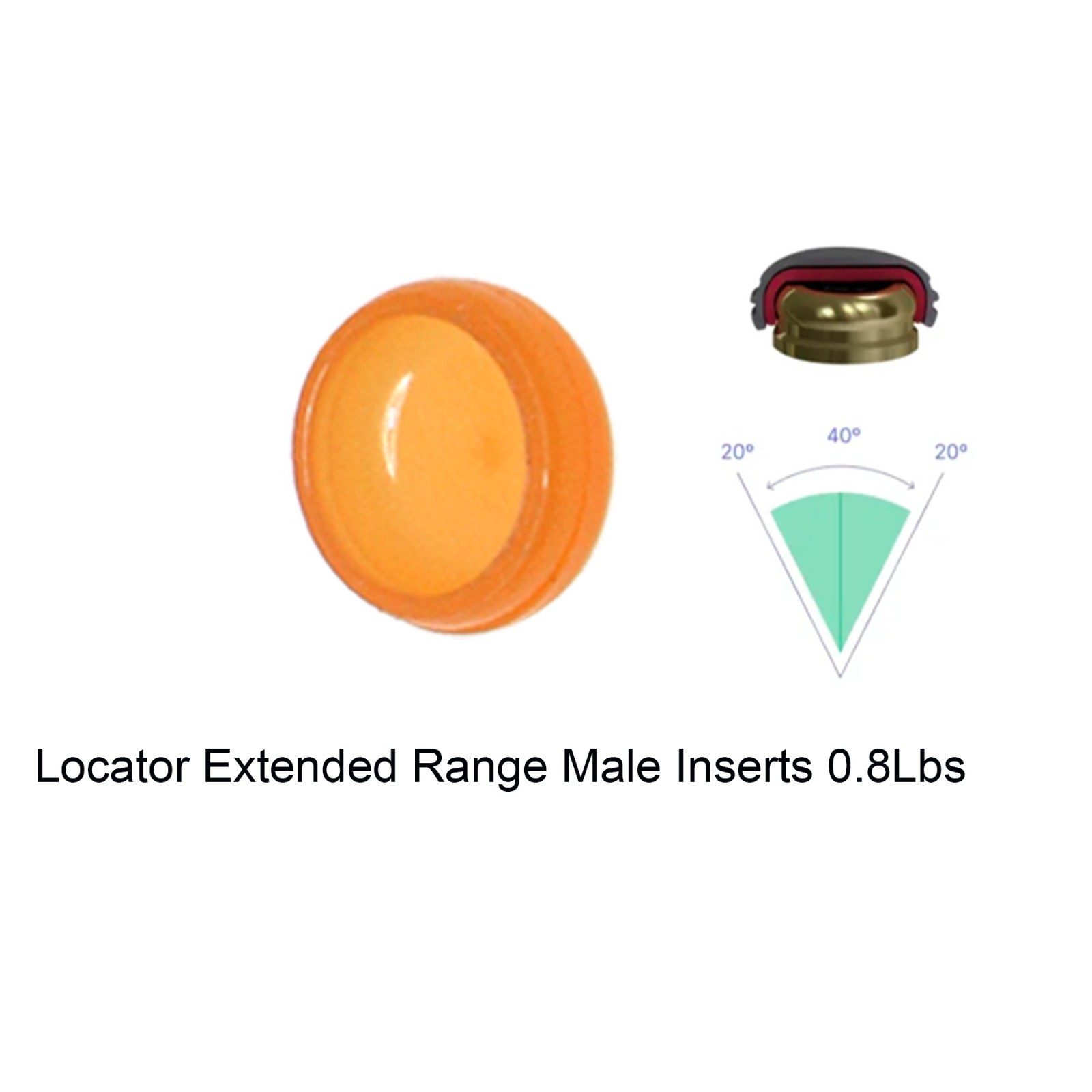 US Overdenture Locator Abutment Removable Male Cap Inserts Standard/Extended Set