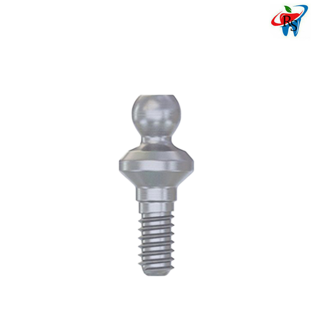 10pcs Dental Prosthetic Straight Ball Attachment Adapter Head Int Hex 2.42mm