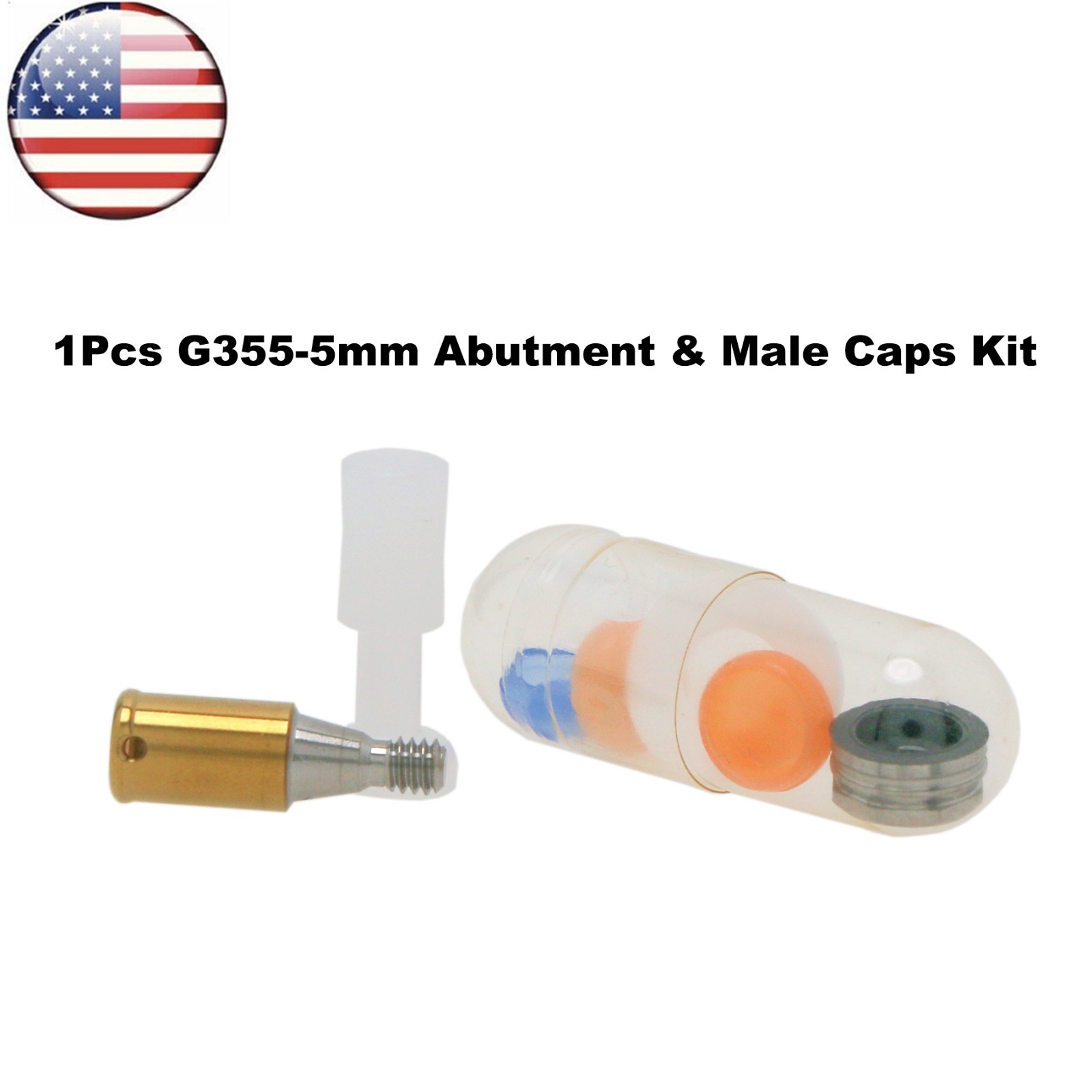 US Dental Locator Attachment Mini Abutment fit Hiossen Osstem ET Implant System