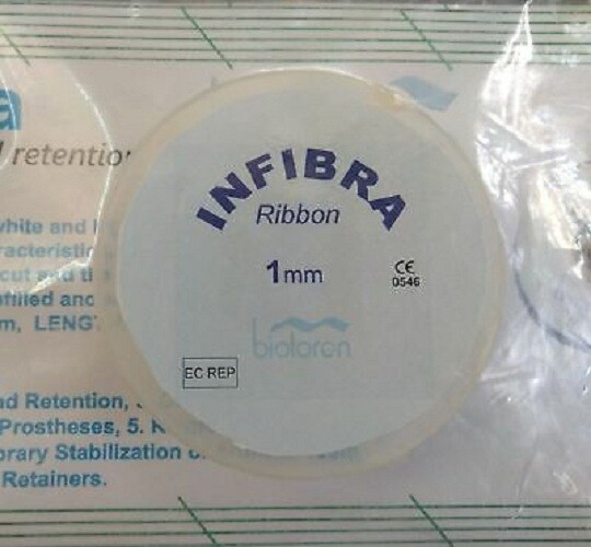 AMMDENT INFIBRA FIBER SPLINT BIOLOREN Light Cure Glass Fiber Dental