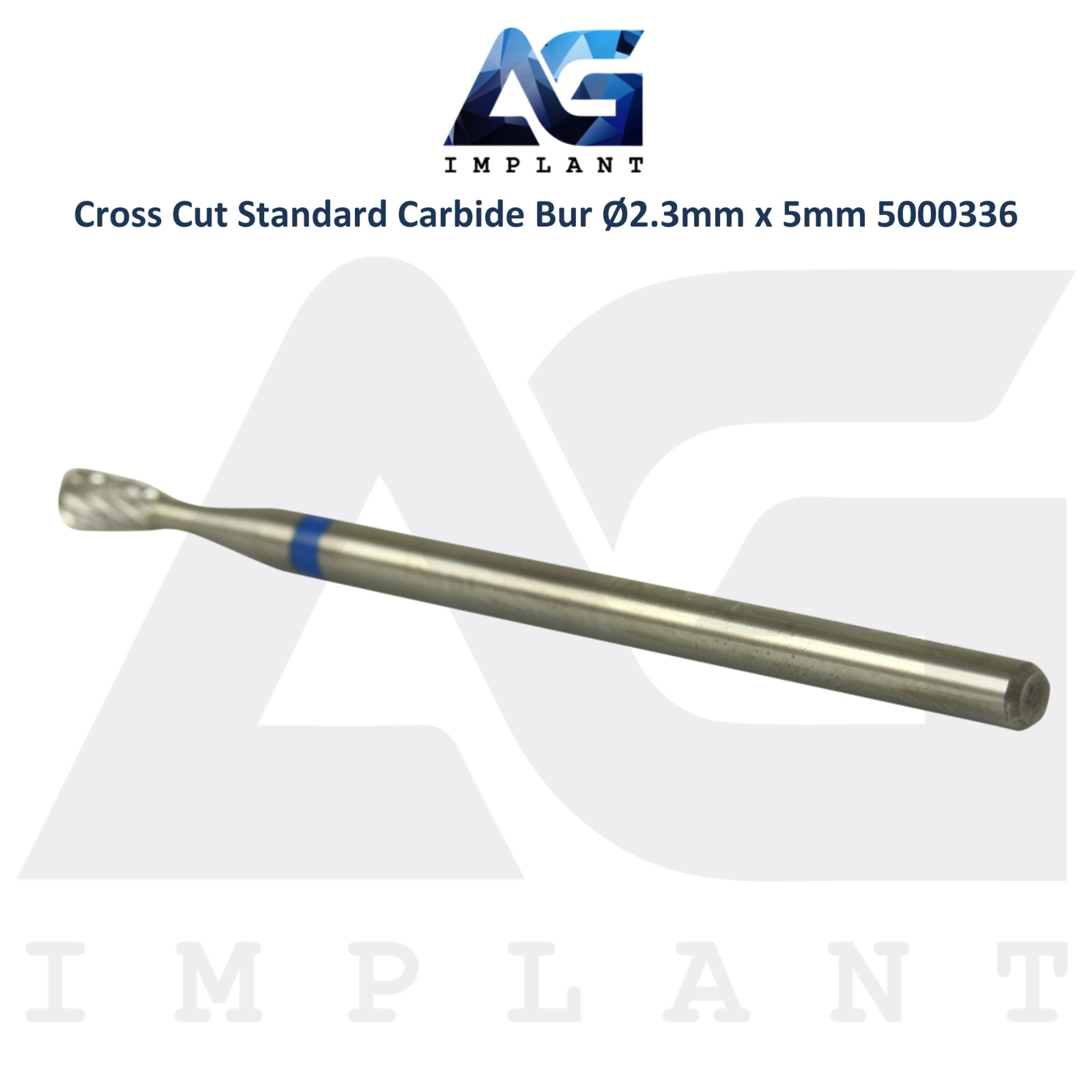 Dental Cross Cut Bud 5000336 Standard Carbide Bur Ø2.3mm x 5mm Lab Supplies