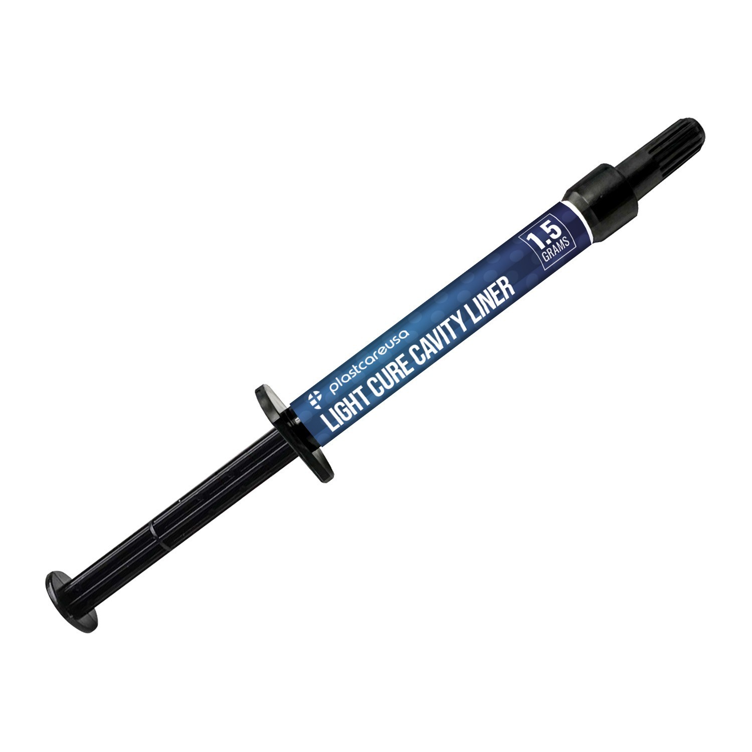 4 Dental Light Curve Cavity Liner Syringe 1.5g + 20 Applicator Tips, Made in USA