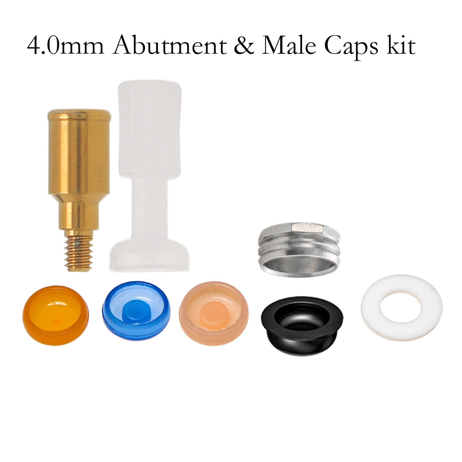 Zimmer Tapered Screw-Vent 3.5/4.5mm MIS Hex Implants compatible Locator Abutment