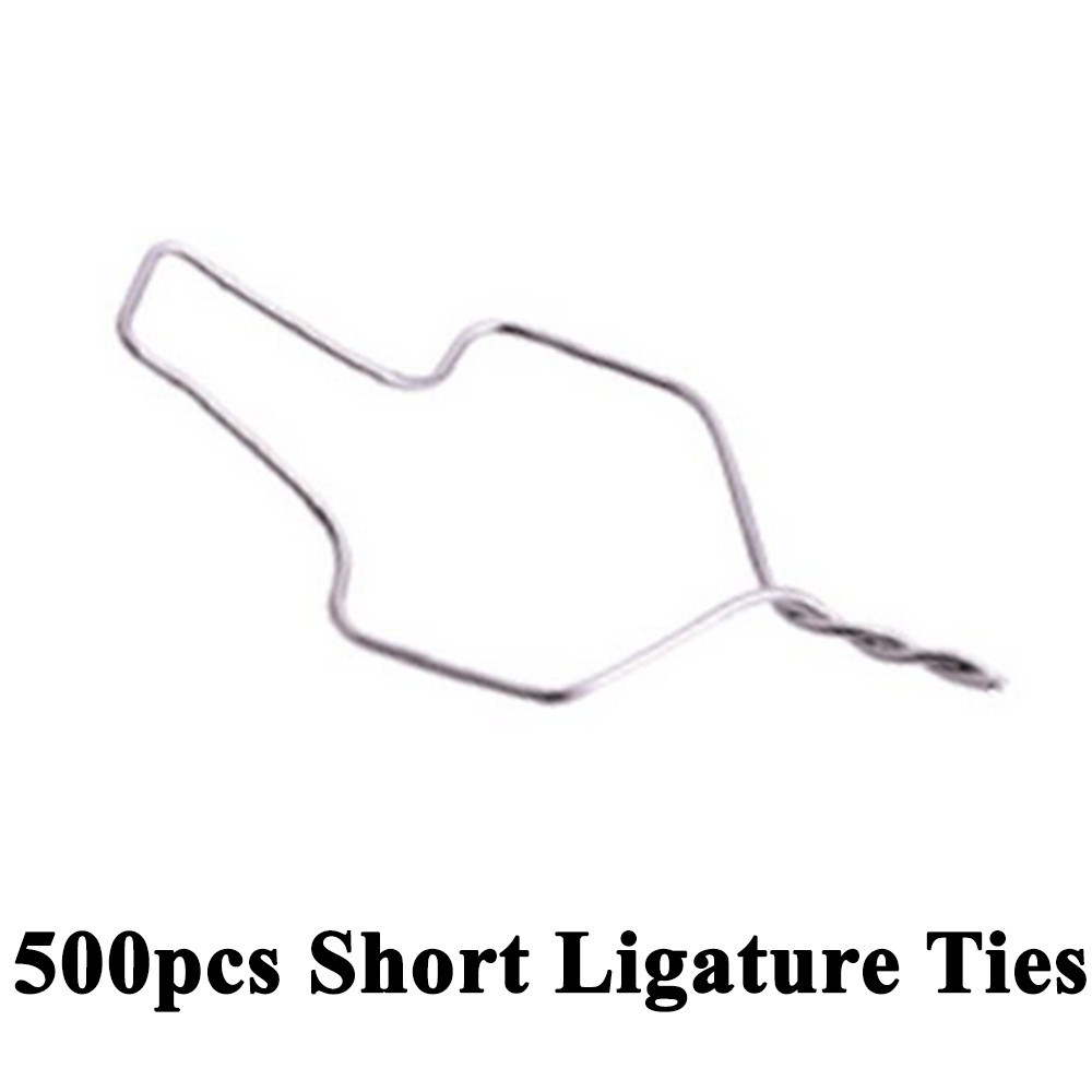 500pcs Dental Short Ligature Ties Orthodontics Stainless Steel