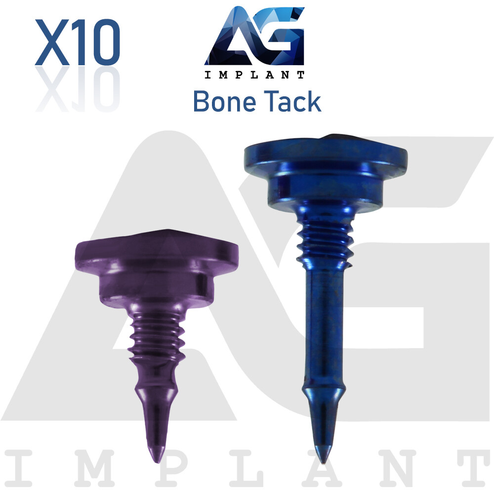 10 Titanium Tack Screw Guided Regeneration GBR Dental Membrane Fix System
