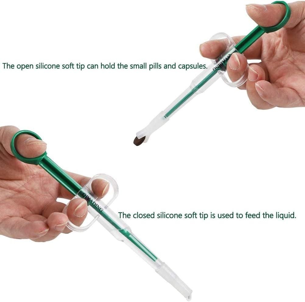 Cat Pill Shooter Pet Piller Gun Dog Tablet Soft Tip Green