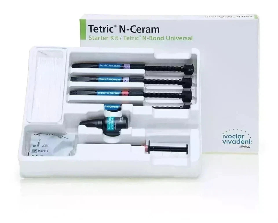 Ivoclar Tetric N Ceram Starter Kit Nano Hybrid Composite Material free shipping