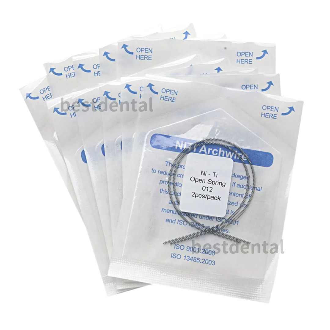 Dental Orthodontic Open Coil Spring NITI Elastic Springs 0.010/0.012 ﻿