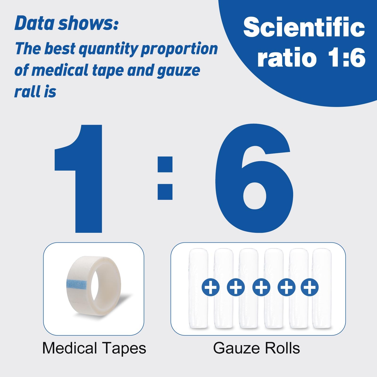 AZEN 25 Pack Gauze Rolls 3 in x 4.1 Yards Non-Stick First Aid Bandages