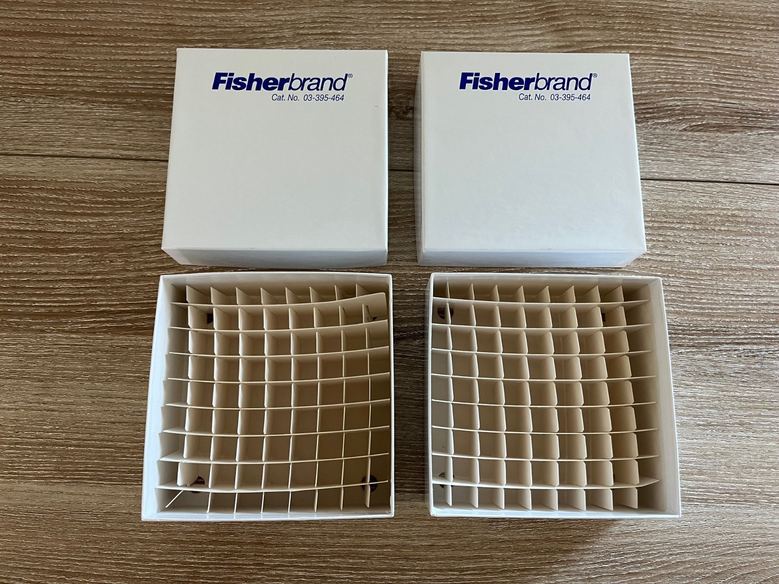 Lot of 2, Fisherbrand Cryo/Freezer Boxes Cat # 03-395-464
